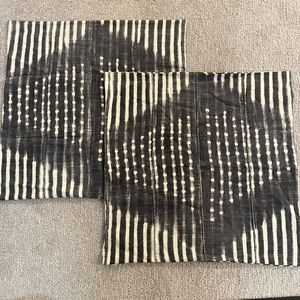 Pottery Barn 24” Shibori Pillow Cover (set of 2)